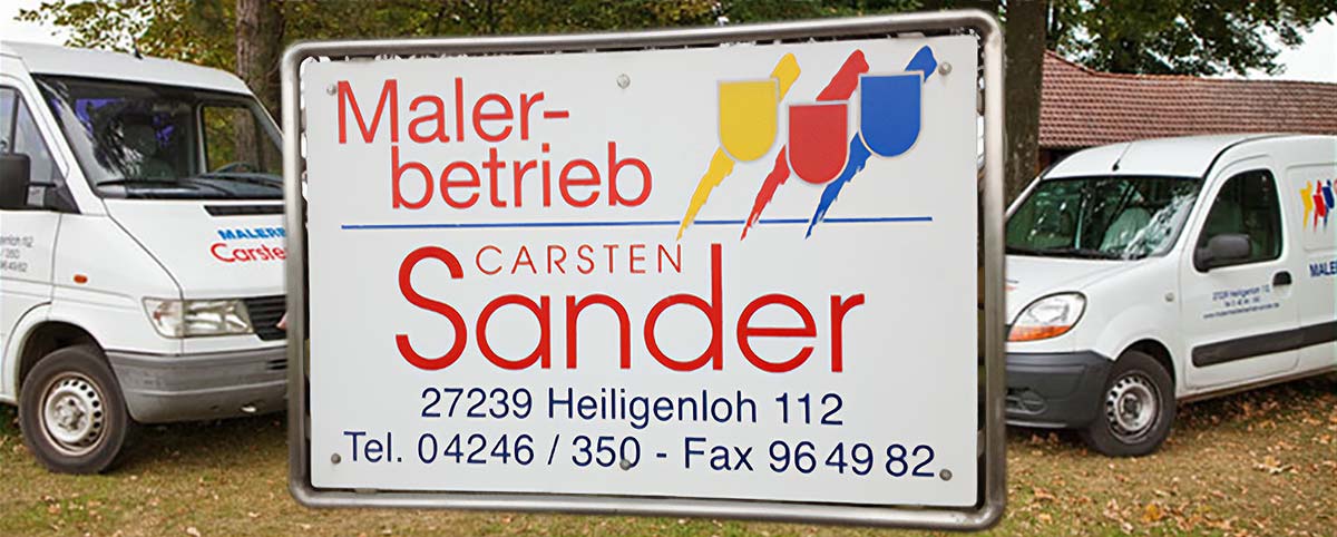 Über uns / Leistungen Malermeisterbetrieb Carsten Sander GmbH